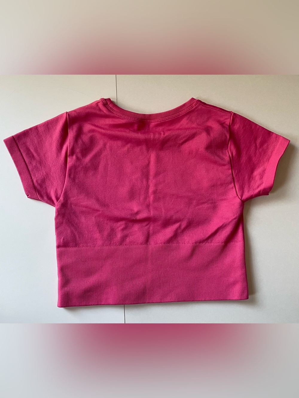 aerie Offline Hot Pink Set Flared Leggings and Cropped Top - Picture 10 of 10